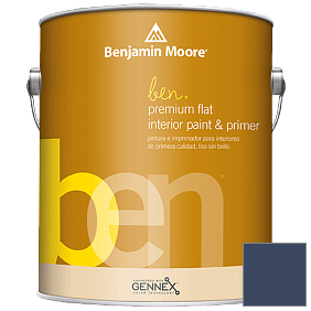 Краска Ben Premium Interior Latex Flat (W625) цвет 2064-10 Bold Blue