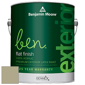 Benjamin Moore Ben 541 Waterborne Exterior Flat Finish краска цвет AF-400 