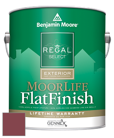 Benjamin Moore W105 Regal Select Exterior Paint-MoorLife Flat Finish краска цвет AF-295 