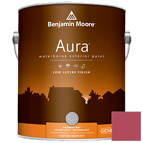 Краска Aura Waterborne Exterior Low Lustre Finish (634) цвет 1329 Drop Dead Gorgeous
