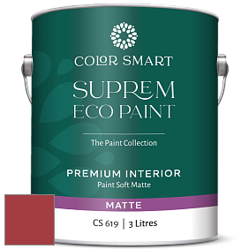 COLOR SMART CS 619 SUPREM ECO PAINT матовая краска цвет 2003-10 Million Dollar Red