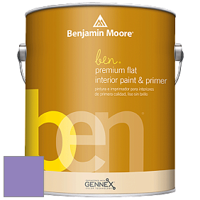 Benjamin Moore Ben W625 Premium Interior Latex Flat краска цвет 2071-40 Crocus Petal Purple