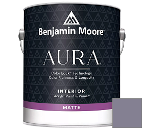 Краска Benjamin Moore Aura Interior Paint - Matte (522) цвет 2117-40 Tropical Dusk