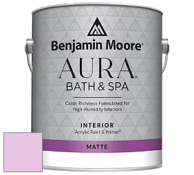 Benjamin Moore Aura 532 Bath & Spa Waterborne Interior Paint Matte Finish краска цвет 2076-60 Dog's Ear
