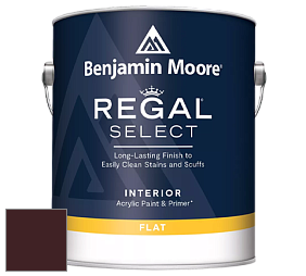 Benjamin Moore 547 Regal Select Waterborne Interior Flat Finish краска цвет RAL 3007 