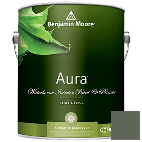 Краска Aura Waterborne Interior Semi-gloss Finish (528) цвет AF-480 