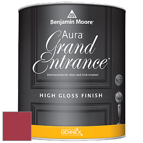 Benjamin Moore Aura 148 Grand Entrance High Gloss эмаль цвет 2086-10 Exotic Red