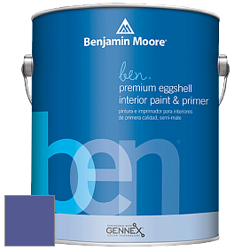 Benjamin Moore Ben W626 Premium Interior Latex Eggshell краска цвет 2068-30 Scandinavian Blue