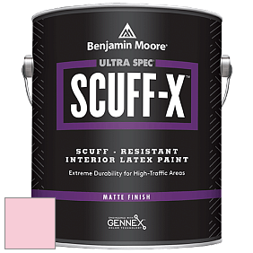 Benjamin Moore 484 Ultra Spec SCUFF-X Interior Matte Finish краска цвет 2002-60 Sweet 16 Pink