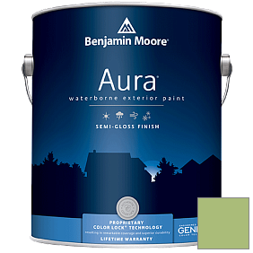 Краска Aura Waterborne Exterior Semi-Gloss Finish (632) цвет 426 Fresh Grass