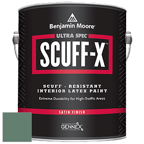 Benjamin Moore 486 Ultra Spec SCUFF-X Interior Satin Finish краска цвет NCS S 5020-G 