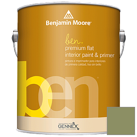 Краска Ben Premium Interior Latex Flat (W625) цвет 433 Forest Hills Green