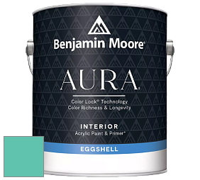 Benjamin Moore Aura 524 Waterborne Interior Eggshell Finish краска цвет 656 Miami Teal