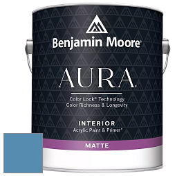 Benjamin Moore Aura 522 Interior Paint - Matte краска цвет NCS S 3040-R90B 