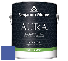Benjamin Moore Aura 528 Waterborne Interior Semi-gloss Finish краска цвет NCS S 3060-R70B 
