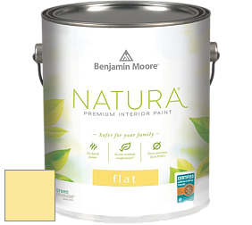 Benjamin Moore 512 Natura Interior Flat Finish матовая краска цвет 2023-50 Lemon Meringue