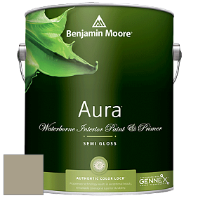 Benjamin Moore Aura 528 Waterborne Interior Semi-gloss Finish краска цвет AF-395 