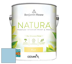 Benjamin Moore 514 Natura Interior Semi-Gloss Finish краска цвет 800 Palatial Skies