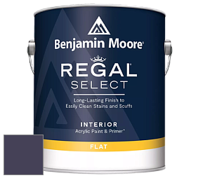Benjamin Moore 547 Regal Select Waterborne Interior Flat Finish краска цвет NCS S 7020-R60B 
