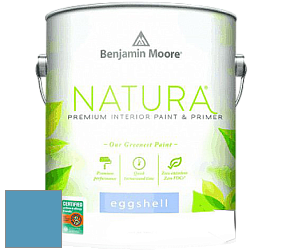 Benjamin Moore 513 Natura Interior Eggshell Finish краска с блеском цвет 2061-40 Electric Blue