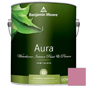 Краска Aura Waterborne Interior Semi-gloss Finish (528) цвет 2084-40 Precious Pink