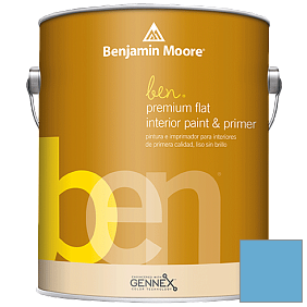 Краска Ben Premium Interior Latex Flat (W625) цвет 796 Nova Scotia Blue