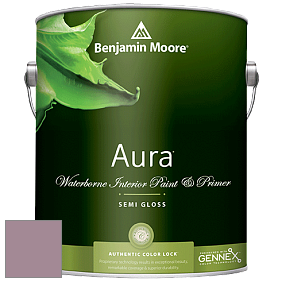 Benjamin Moore Aura 528 Waterborne Interior Semi-gloss Finish краска цвет RAL 4009 