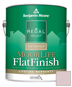 Краска Regal Select Exterior Paint-MoorLife Flat Finish (W105) цвет 1262 Paris Romance