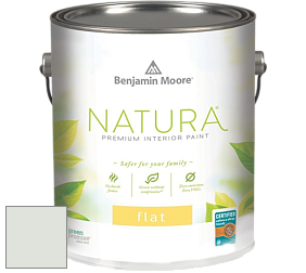 Benjamin Moore 512 Natura Interior Flat Finish матовая краска цвет OC-55 Paper White
