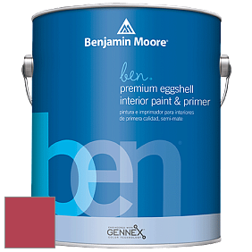Benjamin Moore Ben W626 Premium Interior Latex Eggshell краска цвет 2087-20 Watermelon Red