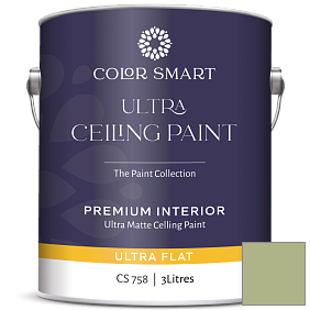 Краска COLOR SMART CS 758 ULTRA CEILING PAINT ультраматовая краска цвет 431 Central Park
