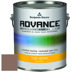 Benjamin Moore 794 Advance Interior Paint-High Gloss глянцевая алкидная эмаль цвет 2110-30 Saddle Soap
