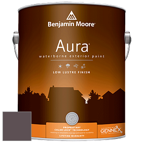 Benjamin Moore Aura 634 Waterborne Exterior Low Lustre Finish краска цвет 2116-20 Vintage Wine