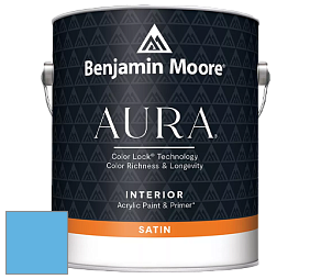Benjamin Moore Aura 526 Waterborne Interior Satin Finish покрытие цвет NCS S 1050-R90B 