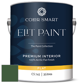 COLOR SMART CS 745 ELIT PAINT глубокоматовая моющаяся краска цвет NCS S 5540-G20Y 