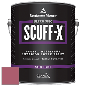 Benjamin Moore 484 Ultra Spec SCUFF-X Interior Matte Finish краска цвет 2081-30 Vibrant Blush