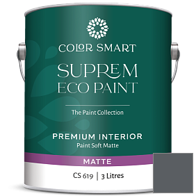 Краска COLOR SMART CS 619 SUPREM ECO PAINT матовая краска цвет 2125-20 Deep Space