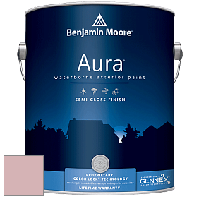 Benjamin Moore Aura 632 Waterborne Exterior Semi-Gloss Finish краска цвет 1255 Pink Panther