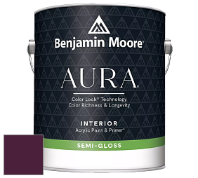 Benjamin Moore Aura 528 Waterborne Interior Semi-gloss Finish краска цвет RAL 4007 