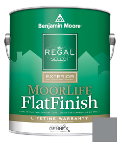 Краска Regal Select Exterior Paint-MoorLife Flat Finish (W105) цвет 1601 Hearthstone