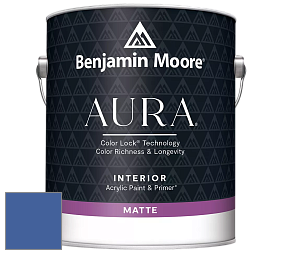 Benjamin Moore Aura 522 Interior Paint - Matte краска цвет 2067-30 Twilight Blue