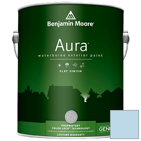 Краска Aura Waterborne Exterior Flat Finish (629) цвет 814 Jet Stream