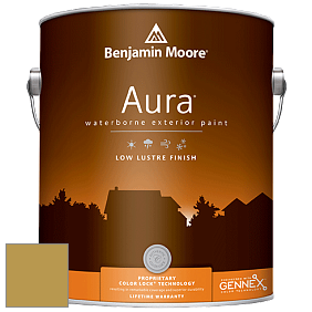 Benjamin Moore Aura 634 Waterborne Exterior Low Lustre Finish краска цвет 2150-30 Savannah Green