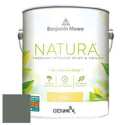 Benjamin Moore 514 Natura Interior Semi-Gloss Finish краска цвет 1575 Rainy Afternoon