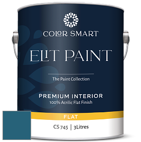 COLOR SMART CS 745 ELIT PAINT глубокоматовая моющаяся краска цвет NCS S 5040-B 