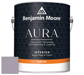Benjamin Moore Aura 526 Waterborne Interior Satin Finish покрытие цвет AF-595 