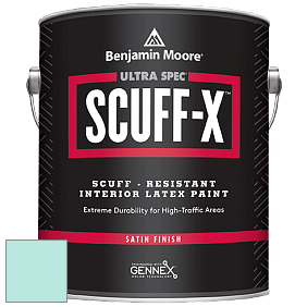 Benjamin Moore 486 Ultra Spec SCUFF-X Interior Satin Finish краска цвет 2048-60 Jamaican Aqua