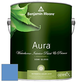 Benjamin Moore Aura 528 Waterborne Interior Semi-gloss Finish краска цвет NCS S 2050-R80B 