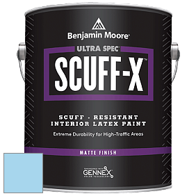 Benjamin Moore 484 Ultra Spec SCUFF-X Interior Matte Finish краска цвет 2065-60 Caribbean Coast