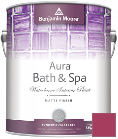 Краска Benjamin Moore Aura Bath & Spa Interior Paint Matte Finish (532) цвет 2079-20 Blushing Red